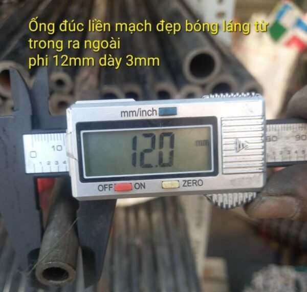 Ống thép đúc 12/3ly